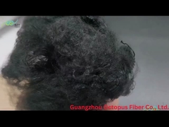 কম ক্রাম্প সলিড পলিস্টার স্ট্যাপল ফাইবার পিএসএফ 8.89 ডি × 65 মিমি গ্রে কৃত্রিম পিএসএফ