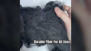 Polypropylene ফাইবার 3D*65mm কালো