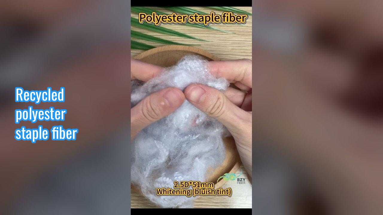 ভালো দাম পুনর্ব্যবহৃত পলিস্টার স্ট্যাপল ফাইবার 2.5 ডি হোয়াইটিং (নীল রঙ) গার্ন তৈরির জন্য উপযুক্ত উচ্চ মানের কাঁচামাল অনলাইন