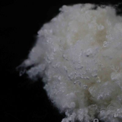 কেনা অ ফ্লুরোসেন্ট অ-বিষাক্ত পলিস্টার স্ট্যাপল ফাইবার 3 ডি × 25 মিমি খাঁটি সাদা পিএসএফ ভরাট করার জন্য অনলাইনে উৎপাদন