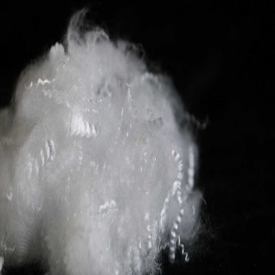 কেনা ভার্জিন পলিয়েস্টার স্ট্যাপল ফাইবার সাদা পরিবেশ বান্ধব পিএসএফ কাস্টমাইজযোগ্য ক্রাম্প অনলাইনে উৎপাদন