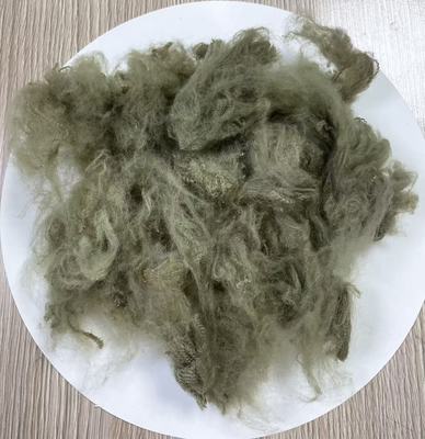 ভালো দাম Recycled Polyester Staple Fiber with 255-265°C Melting Point and Last Fastener 4 Or Above in Army Green অনলাইন