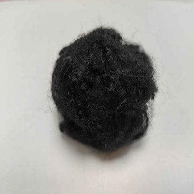 ভালো দাম কালো ফ্লেম রিটার্ডেন্ট ফাইবার 51mm পিএসএফ এ গ্রেড পলিস্টার স্ট্যাপল ফাইবার অনলাইন