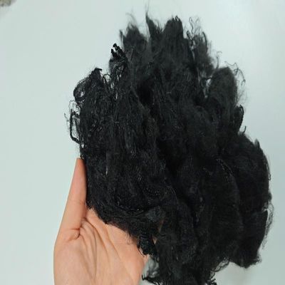 ভালো দাম পুনর্ব্যবহৃত কালো পিপি ফাইবার 3D*76mm Polypropylene Staple Fiber For Non-woven অনলাইন