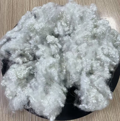 ভালো দাম পুনর্ব্যবহৃত হোল কনজগটেড পলিস্টার স্ট্যাপল ফাইবার 51 মিমি সিলিকনযুক্ত অনলাইন