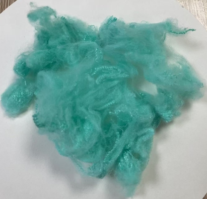 ভালো দাম OEKO-TEX Certified Recycled Polyester Fiber 2.5D 51mm Aqua অনলাইন