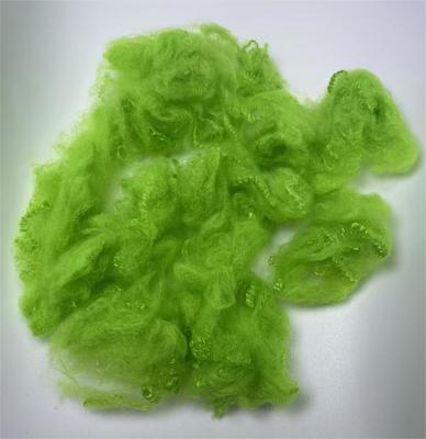 ভালো দাম Lightweight Recycled Polyester Staple Fiber with Good Chemical Resistance and Qiuxiang Green Color অনলাইন