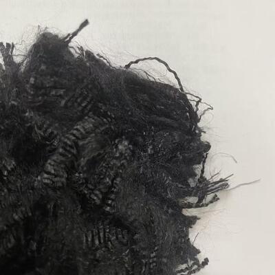 পলিঅ্যাক্রিলোনিট্রাইল প্রি-অক্সিডাইজড ফাইবার পিওএফ উচ্চ তাপমাত্রা প্রতিরোধী ৫imm কাটার দৈর্ঘ্য অগ্নি নির্বাপক কাজের জন্য